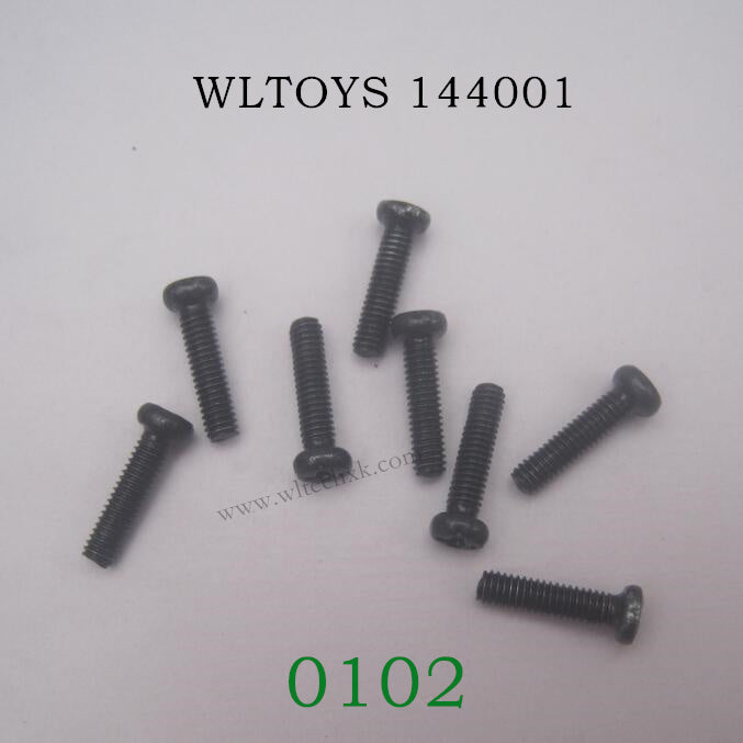 0102 Phillips pan head Screw 2.5X10