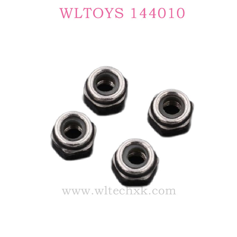 WLTOYS 144010 RC Car Original Parts 0118 M2.5 Lock Nuts