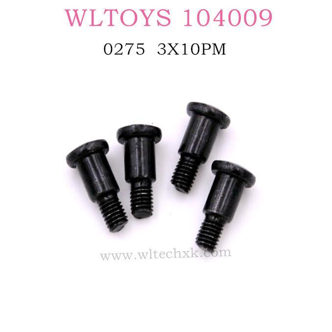 WLTOYS 104009 RC Car 3X10PM Half-tooth screw 0275 Original