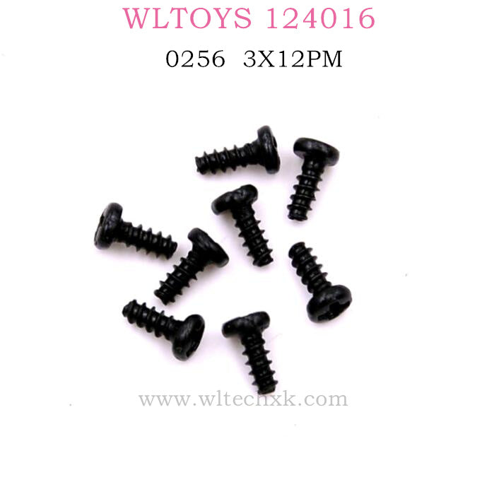 WLTOYS 124016 RC Car Part 0416 ST1.7X4PB Screw Assembly
