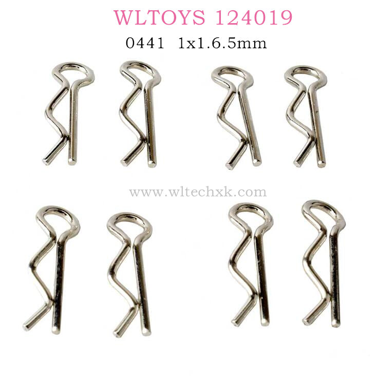 WLTOYS 124019 RC Car 0441 R-Shape Pin 1x1.6.5mm