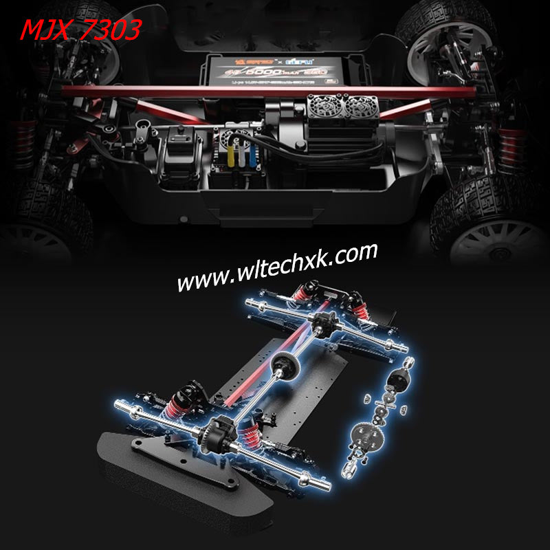 MJX Hyper Go 7303 Original Parts METAL CHASSIS