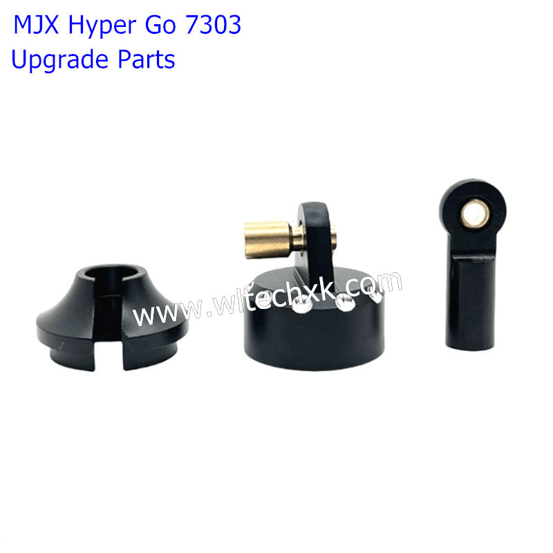 MJX Hyper Go 7303 Upgrade Parts Metal Upgrade Front and Rear Original Shock Absorber Replacement Parts black