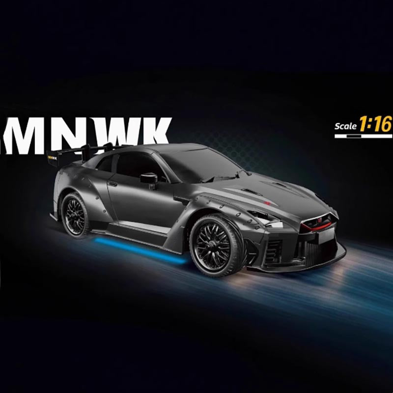 MN MODEL MN-268 RC CAR 1:16 Full Scale GTR Remote Control Drift Car black-2