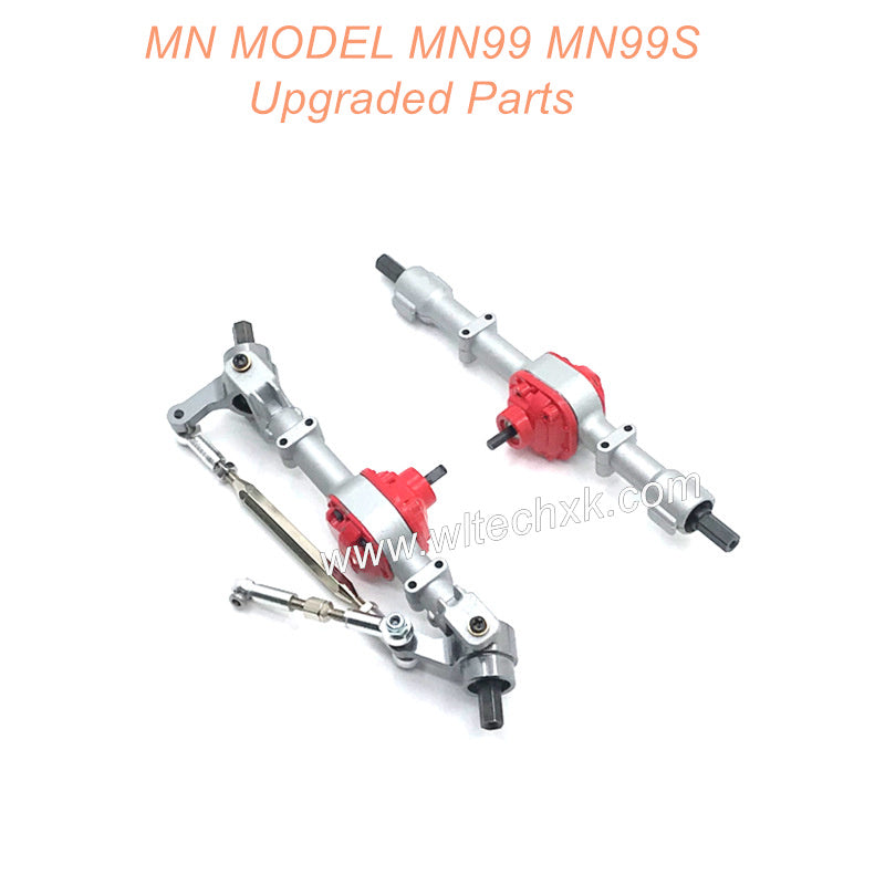 1-MN-MODEL-MN99-MN99S-Upgrade-Parts-Metal-Front-and-Rear Axle-Assembly-Silver-1