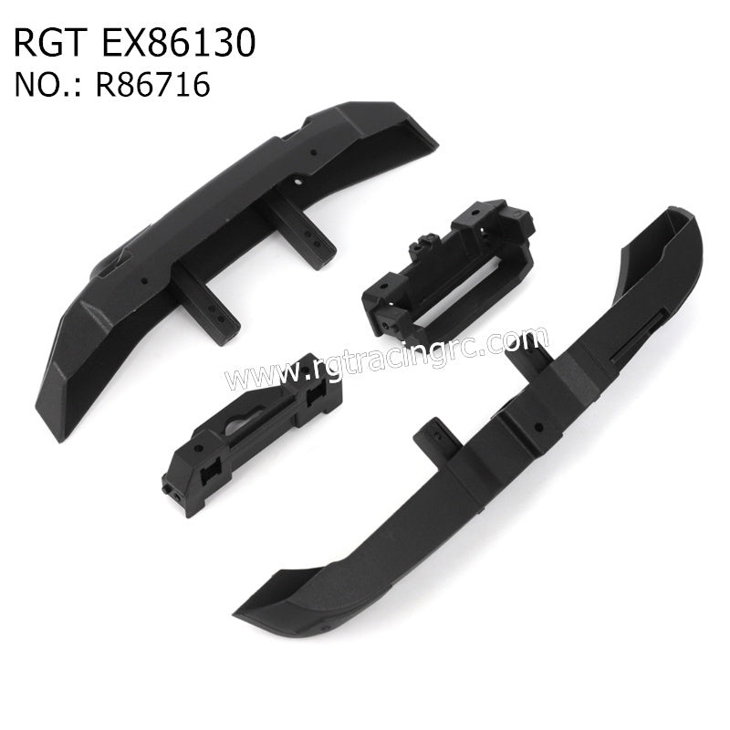 RGT EX86130 Original Parts F/R Bumper+Bumper Mount R86716