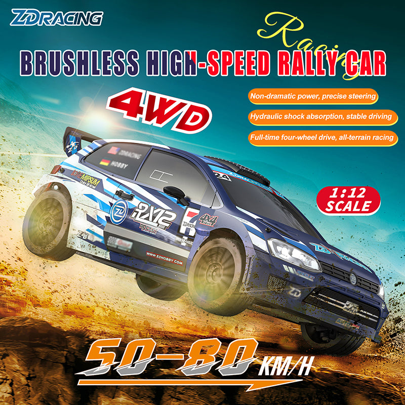 ZD Racing RX12 4WD Brushless Rally Car BLUE-1