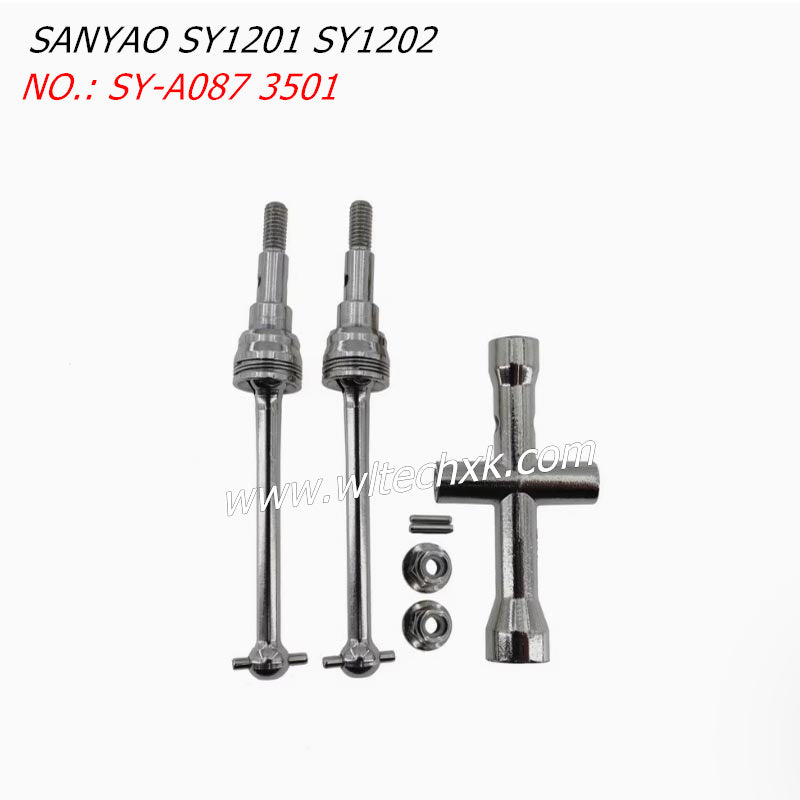 SANYAO SY1201 SY1202 Parts Front Metal Drive Shaft SY-A087 3501