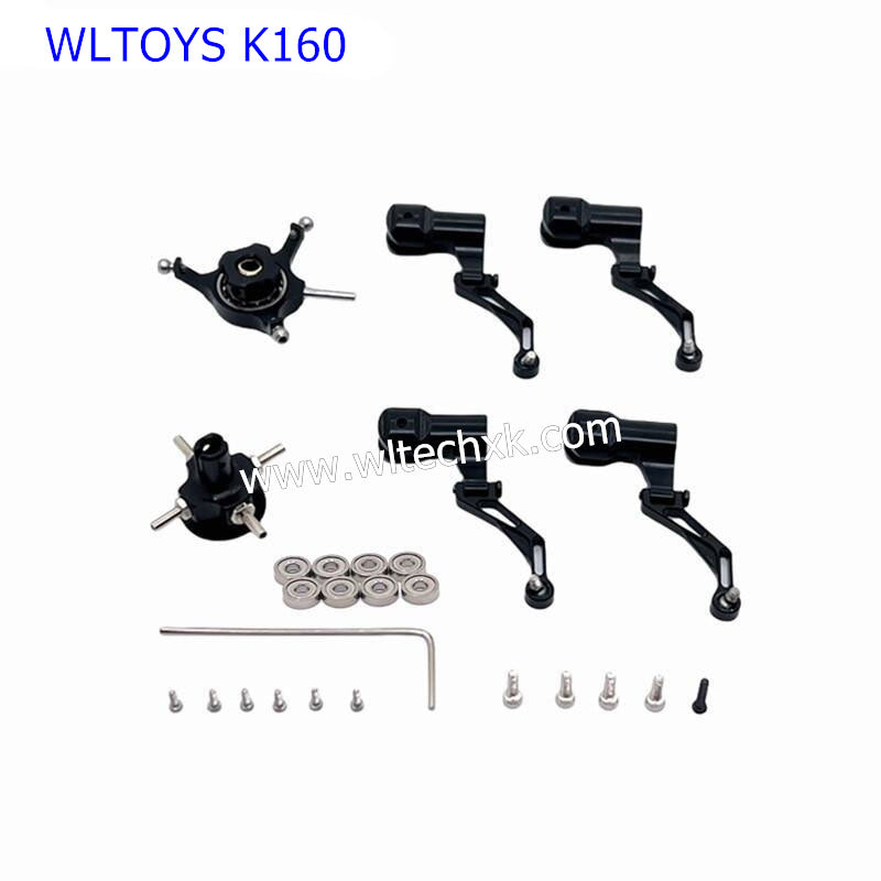 WLTOYS K160 RC Helicopter Upgrade Parts Rotor Disc Crosshead black