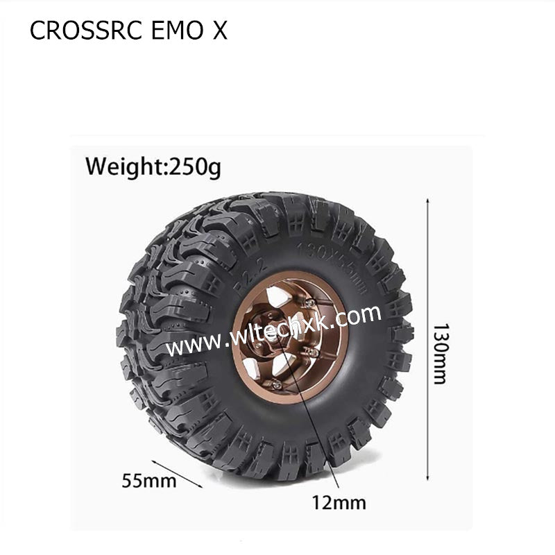CROSSRC EMO X Parts 2.2 inch ET37 Wheel Boots Tire-1