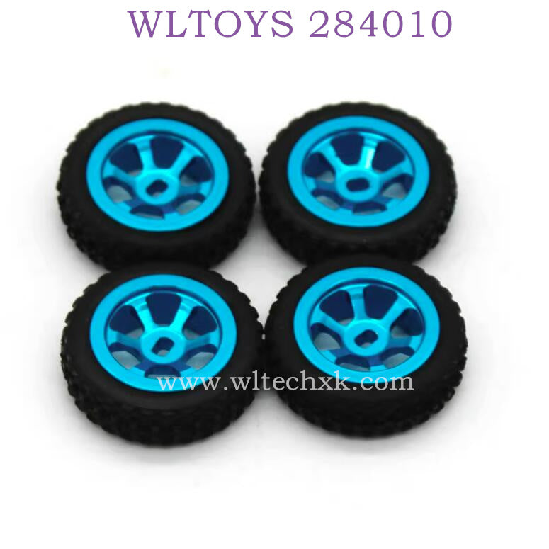 Upgrade parts of WLTOYS 284010 RC Car Metal Wheel Assembly blue