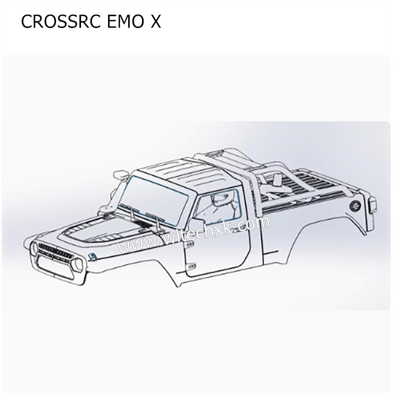 CROSSRC EMO X Parts Blue Body Assembly CS-97401095
