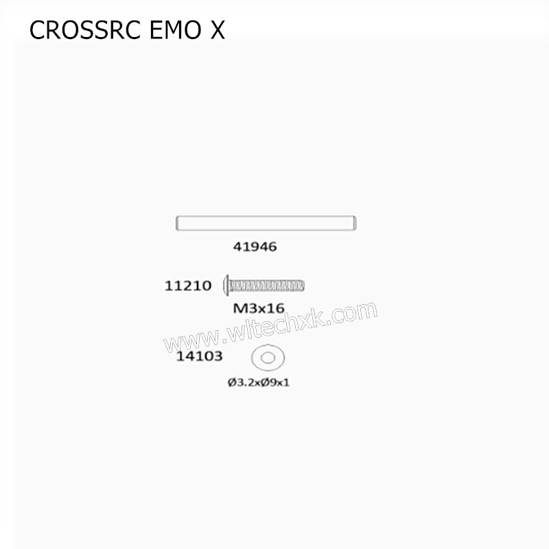 CROSSRC EMO X Parts Flexible Frame Torsion Limiting Link Assembly CS-97401096
