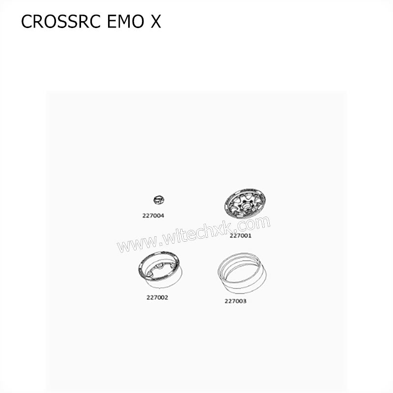 CROSSRC EMO X Parts Wheels 227001 227002 CS-97401062