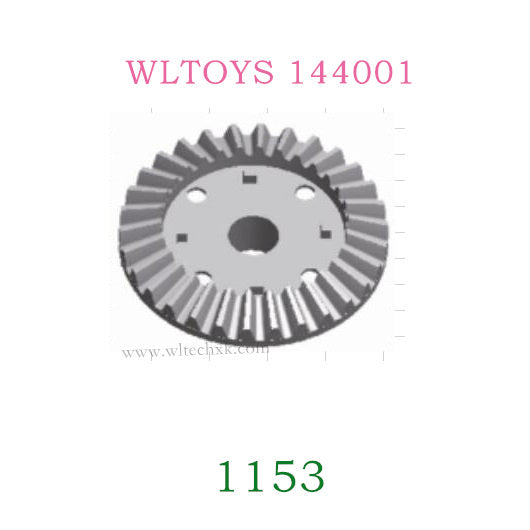 WLTOYS 144001 RC Car Original parts 1153 30T Differential Big Gear