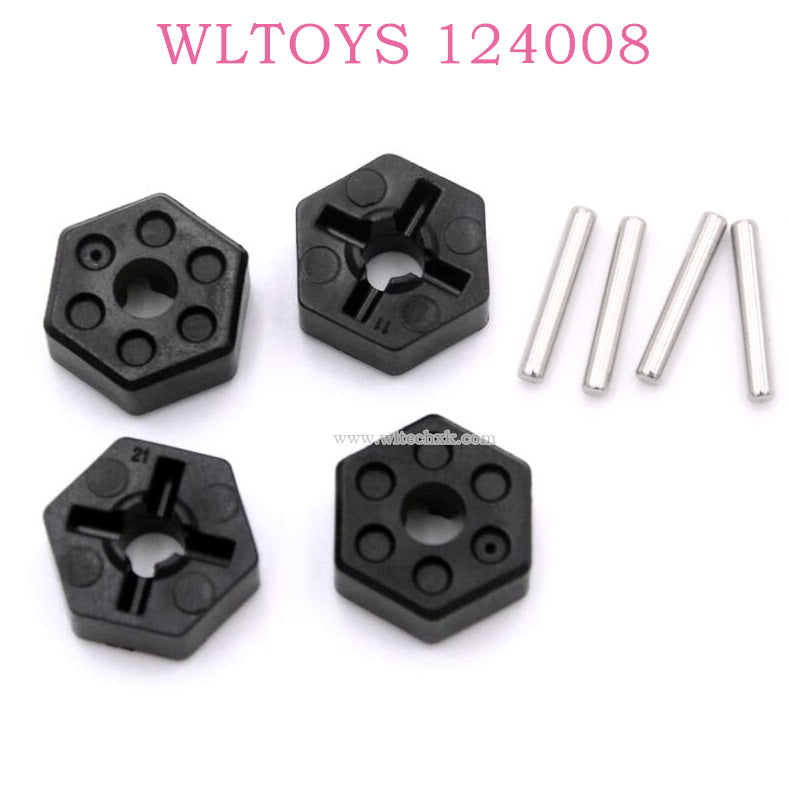 Original part of WLTOYS 124008 1/12 RC Car 1266 Hex Nut