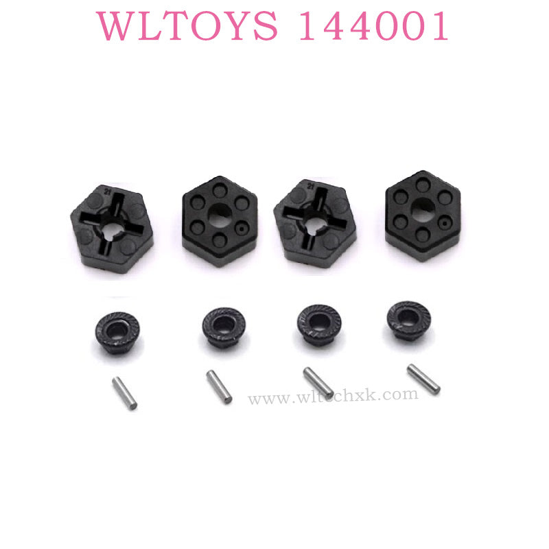 Original parts of WLTOYS 144001 RC Car 1266 Hex Nut