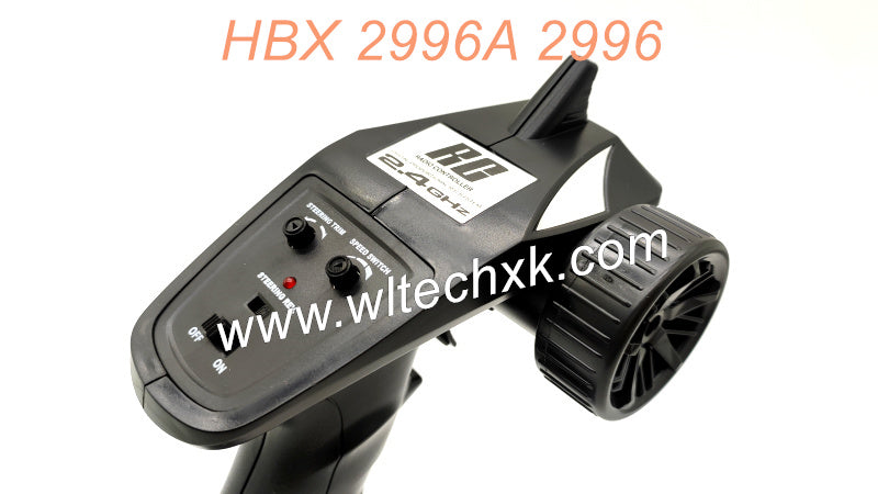 12670-2.4G Transmitter (For Brushed Car) Parts For HAIBOXING 2996-2