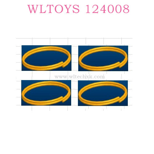 Original part of WLTOYS 124008 1/12 RC Car 1286 Universal Cup Spring Assembly