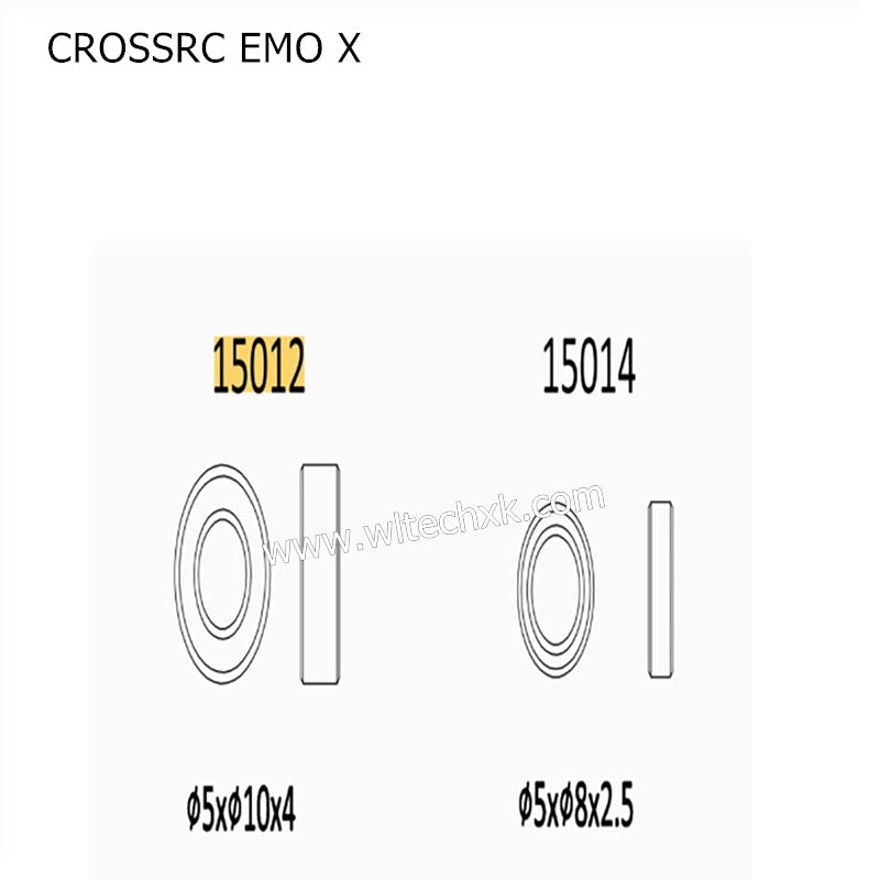 CROSSRC EMO X Parts Gearbox Bearing Assembly CS-97401069