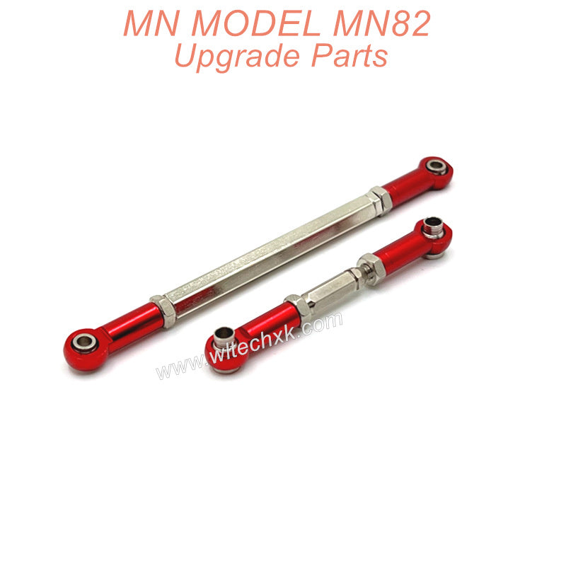 13-MN MODEL MN82 LC79 MN78 RC CAR Upgrade Parts Connect Rods Red