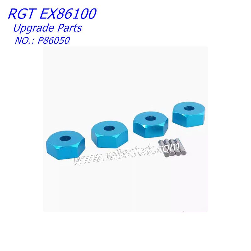 RGT EX86100 Upgrade Parts Coupler 4pcs R86050 blue