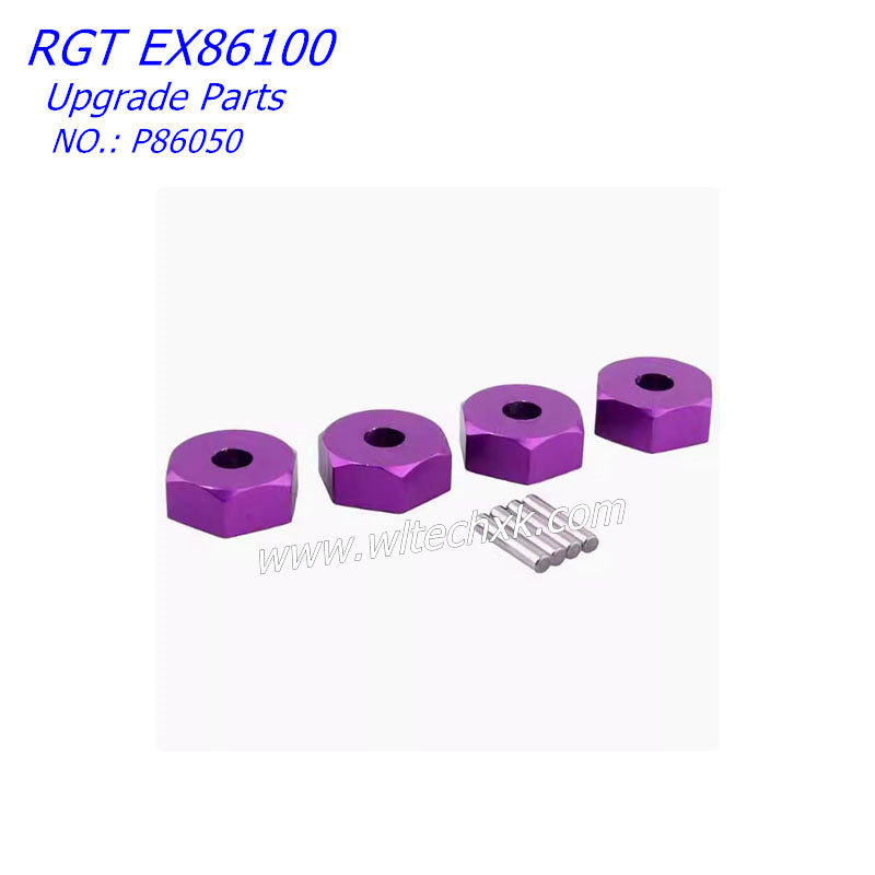 RGT EX86100 Upgrade Parts Coupler 4pcs R86050 purple