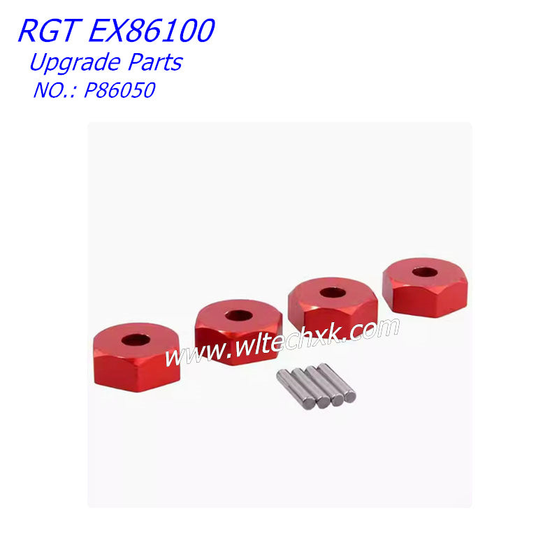 RGT EX86100 Upgrade Parts Coupler 4pcs R86050 red