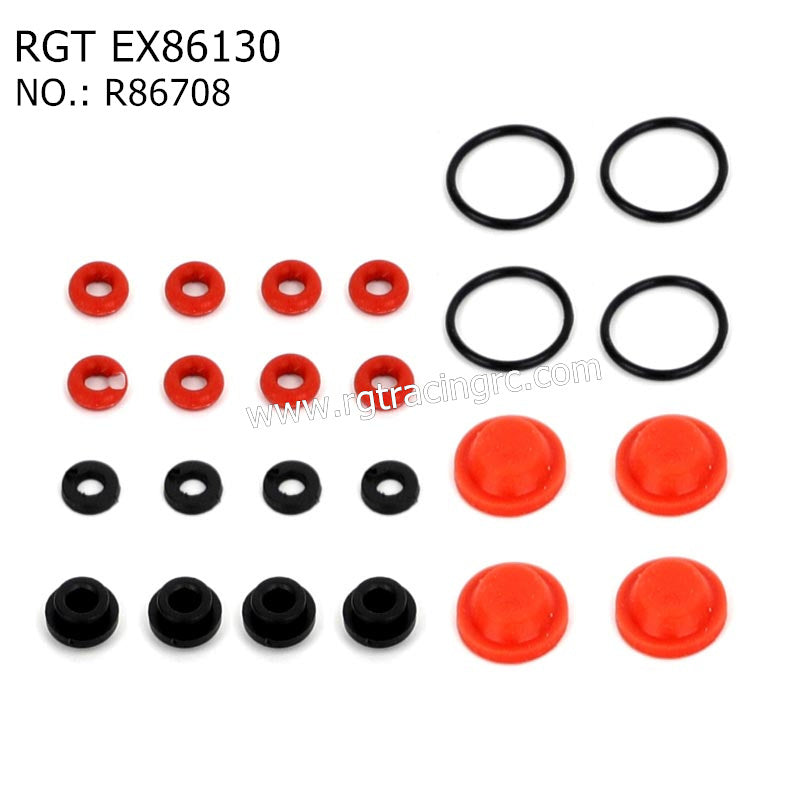 RGT EX86130 Original Parts Shock Repair Kit(completed car) R86708