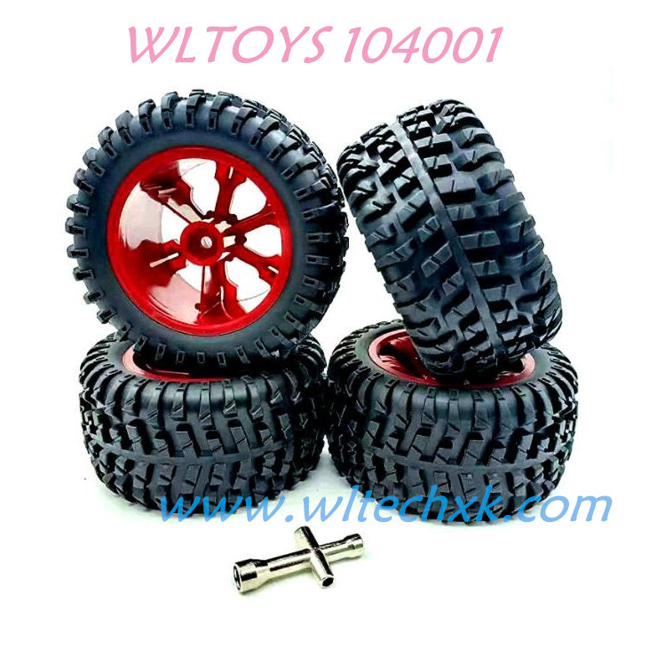 WLTOYS 104001 Upgrade parts Tires