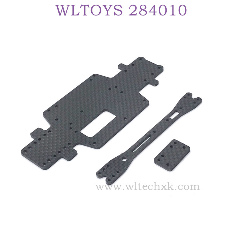 Upgrade parts of WLTOYS 284010 RC Car Carbon fiber base plate