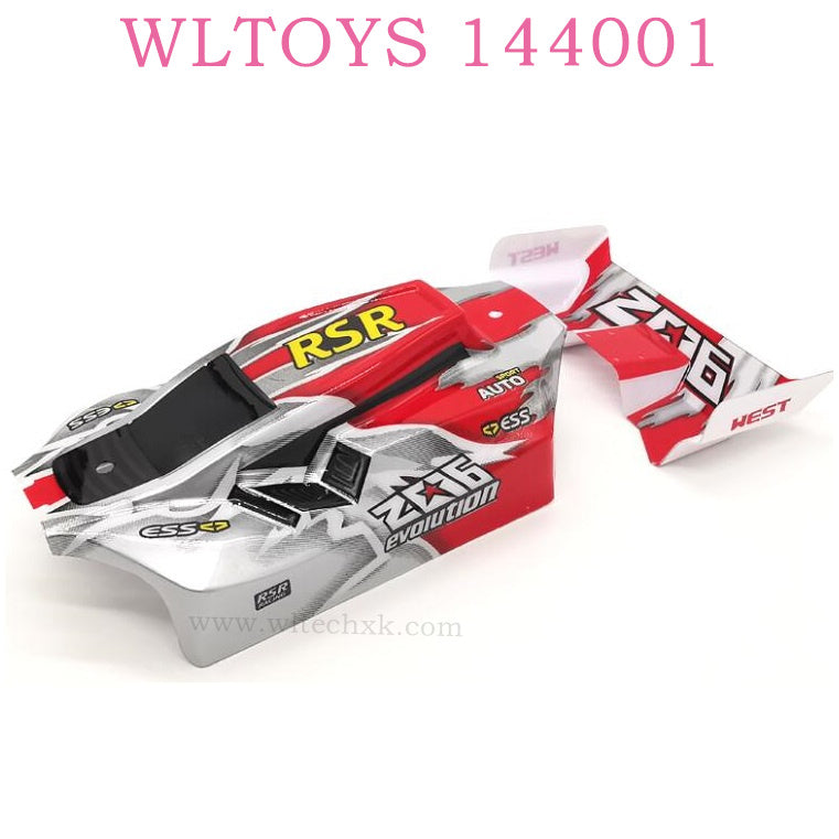 WLTOYS 144001 RC Car Original parts 1335 Car Shell RED