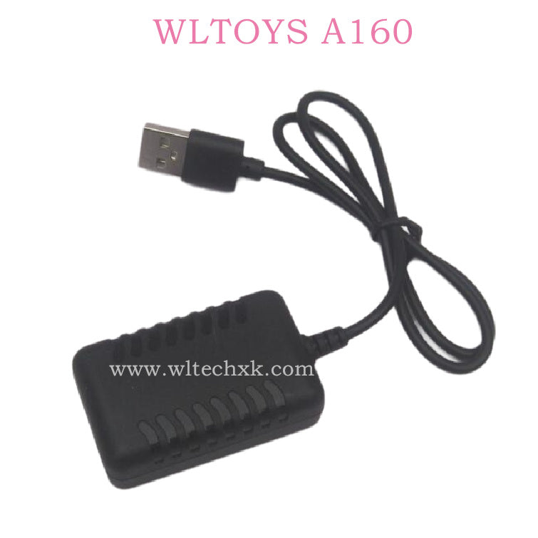 Wltoys XK A160 RC Glider Original Parts 1374 7.4V 2000mAh USB Charger