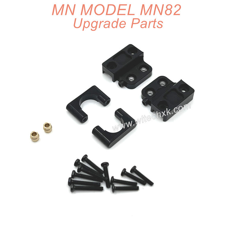 14-MN MODEL MN82 LC79 MN78 Upgrade Parts Rear axle spring plate fixing Black
