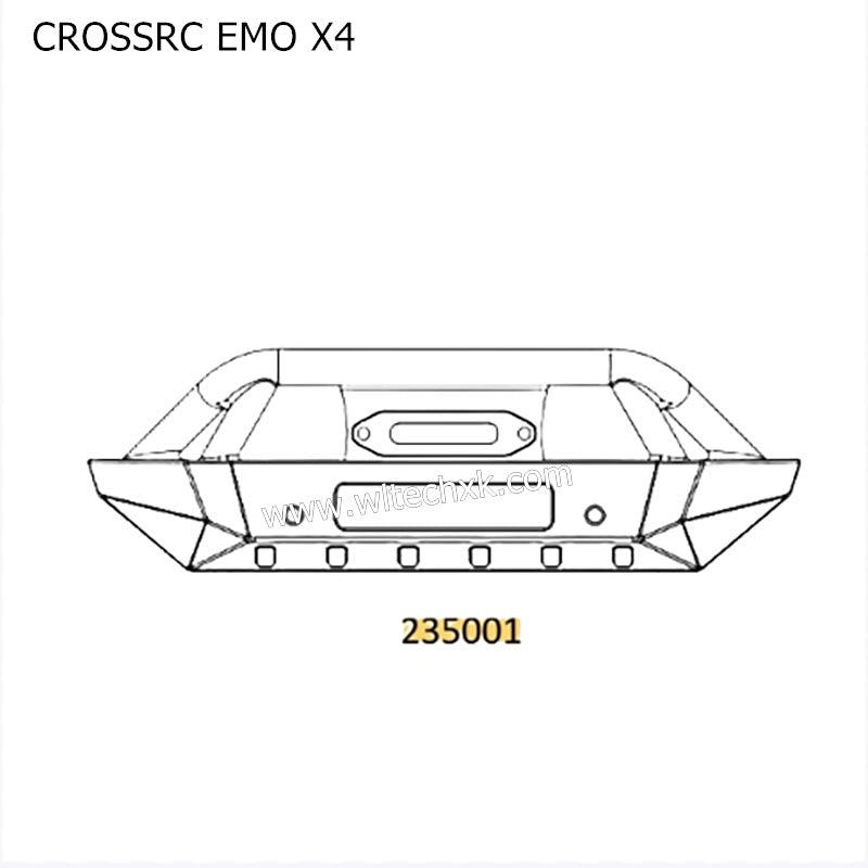 CROSSRC EMO X4 Parts Front Bar and Light Housing CS-97401267