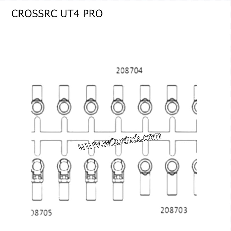 CROSSRC UT4 PRO Parts Ball Head Buckle Assembly CS-97400814