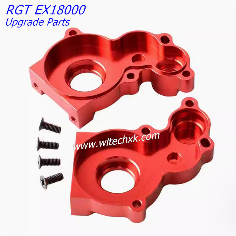 RGT EX18000 Upgrade Parts Metal Gearbox Shell RED