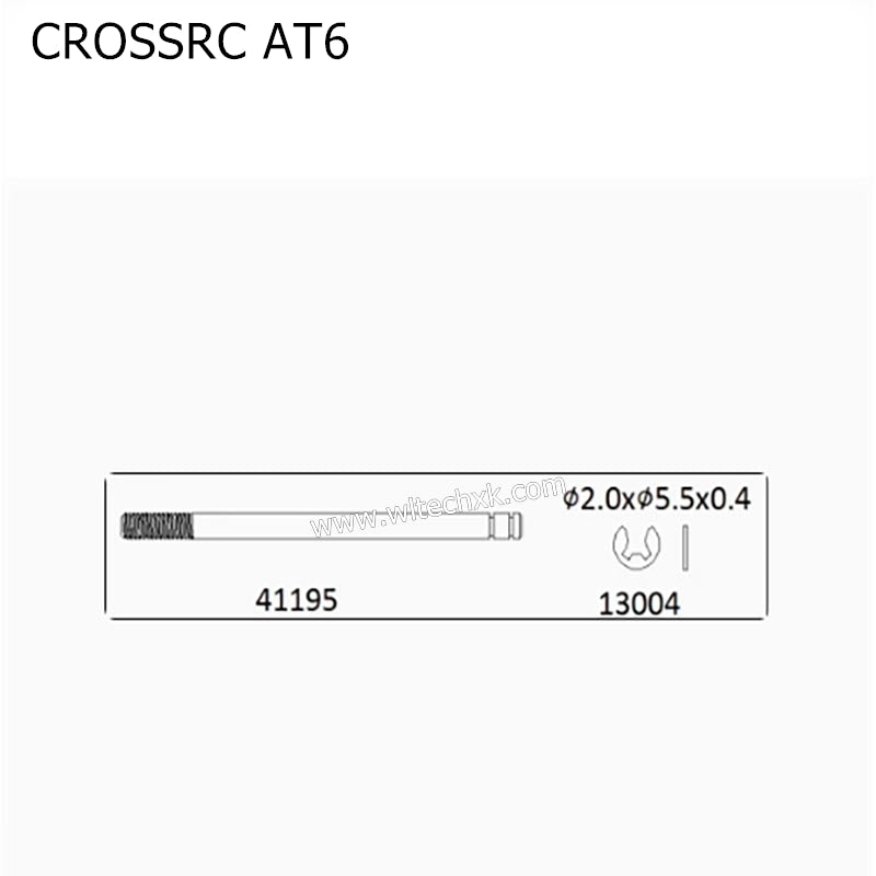 CROSSRC AT6 Parts Shock Absorber Connecting Rod 41195 CS-97400849-2