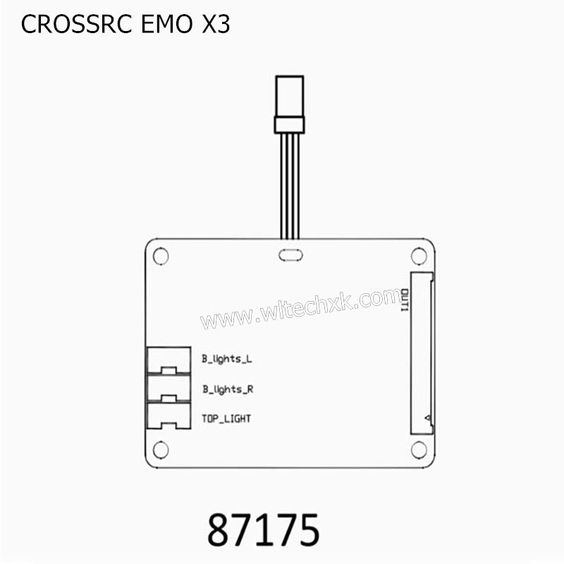 CROSSRC EMO X3 Parts Light Control Motherboard CS-97401209