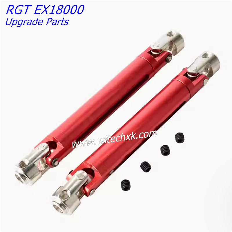 RGT EX18000 Upgrade Parts Metal Drive Shaft 1 pair red