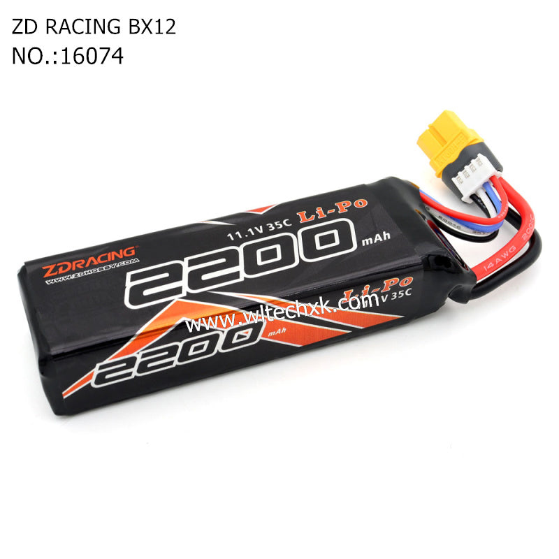 ZD Racing RX12 Parts 11.1V 2200mAm Lipo Battery 16074 -3