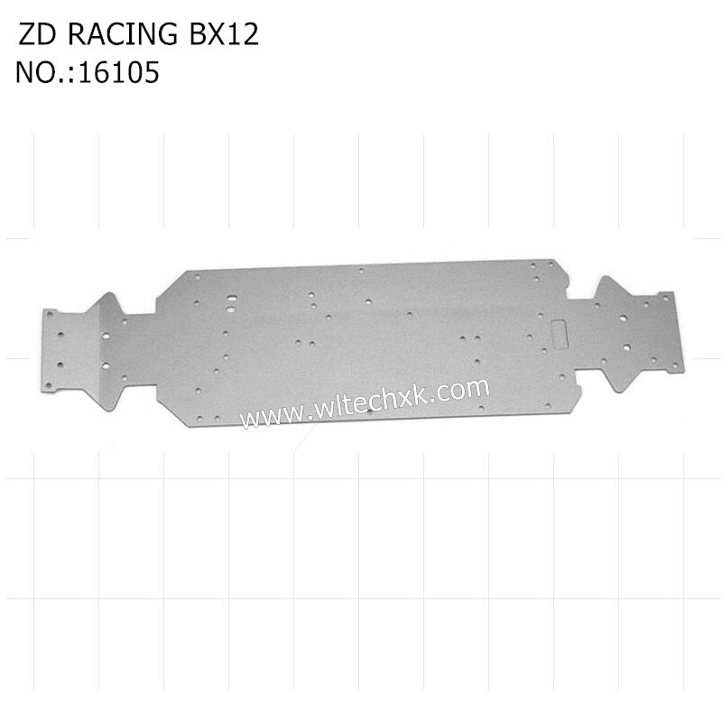 ZD Racing RX12 Parts Chassis CNC T6061AL 16105