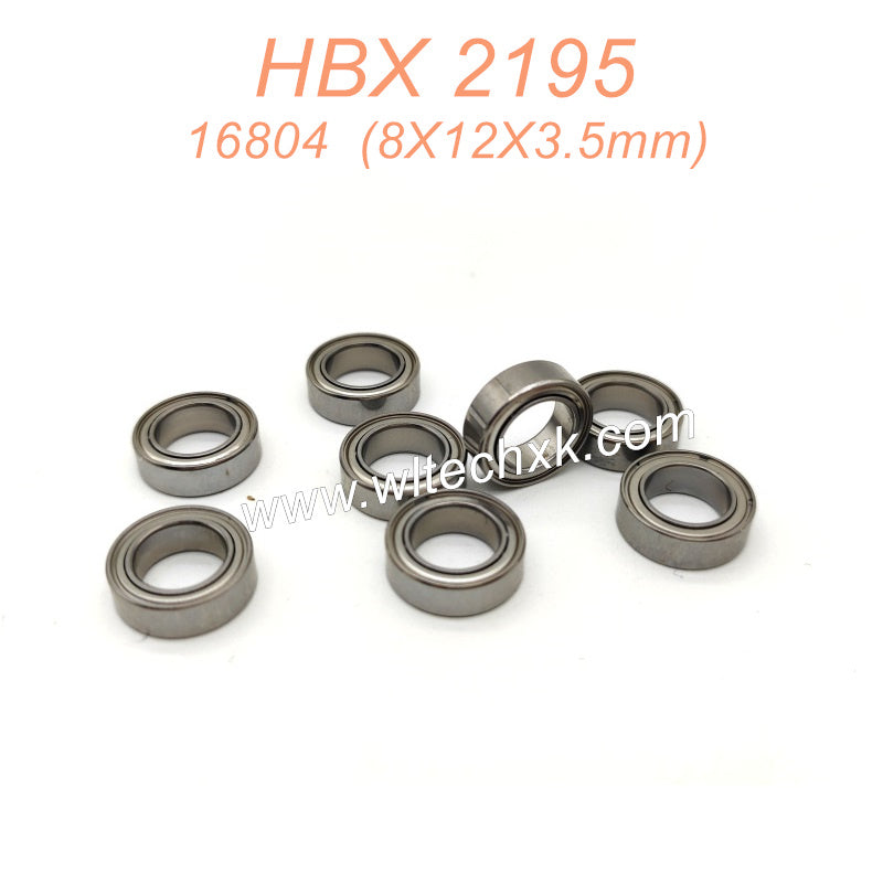 16804 Ball Bearings (8X12X3.5mm) Parts For HBX 2195 RC Car