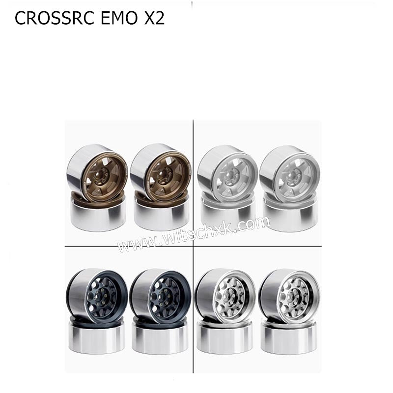 CROSSRC EMO X2 Parts 2.2 Inch Metal Wheel-1