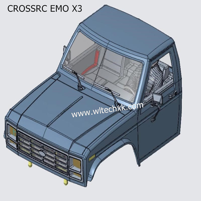 CROSSRC EMO X3 Parts Car Body Kit CS-97401214 BLUE