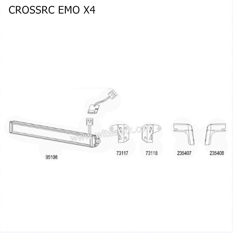 CROSSRC EMO X4 Parts Ceiling Spotlight CS-97401276