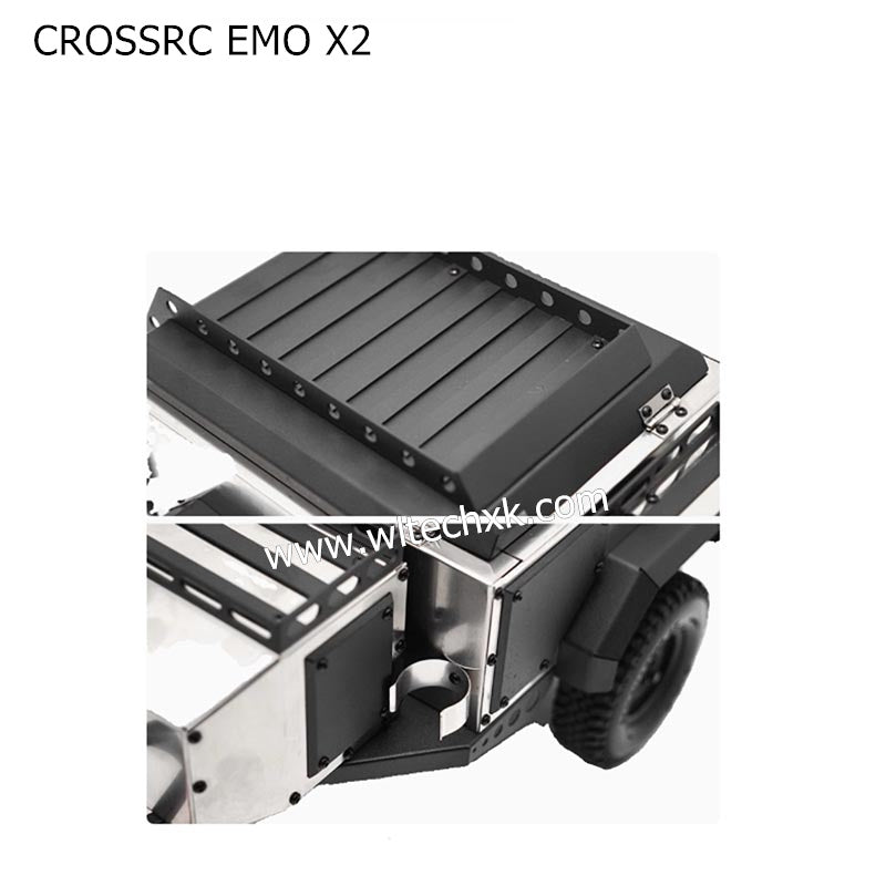 CROSSRC EMO X2 Parts Metal Climbing Car Trailer-4