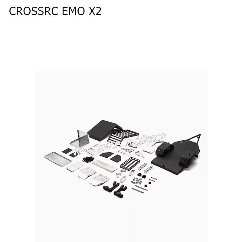 CROSSRC EMO X2 Parts Metal Climbing Car Trailer-5