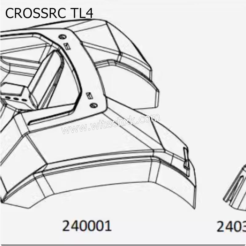 CROSSRC TL4 Parts Cab 240001 CS-97401380
