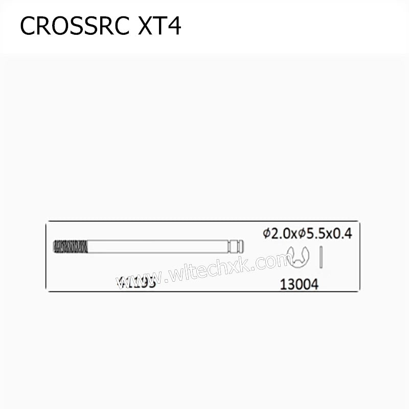 CROSSRC XT4 Parts Shock Absorber Connecting Rod CS-97400849-2